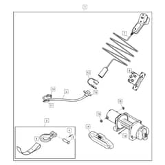 John Deere XUV855M - PC13311 - Winch Kit - ST927020