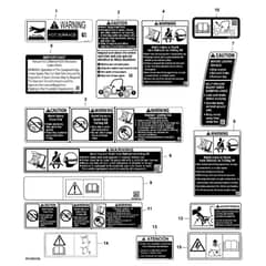John Deere XUV855M - PC13312 - Labels - ST896492