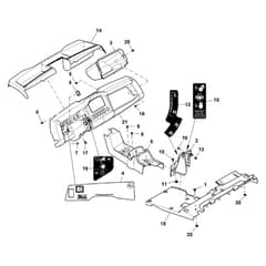 John Deere XUV855M - PC13312 - Graphics Panel - ST896550