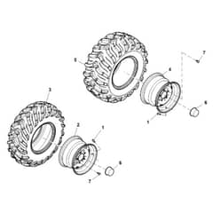John Deere XUV855M - PC13312 - Wheels - ST897007
