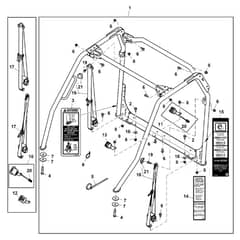 John Deere XUV855M - PC13312 - Occupant Protection - ST897061