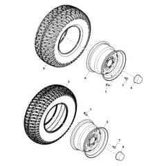 John Deere XUV855M - PC13312 - Wheels - ST897170