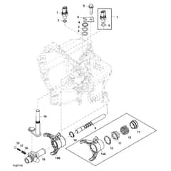 John Deere XUV855M - PC13312 - Range Shifter - ST898202