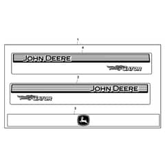 John Deere XUV855M - PC13312 - Labels Kit - ST927152
