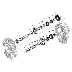 John Deere XUV855M - PC16089 - Reduction Shaft - ST1001893