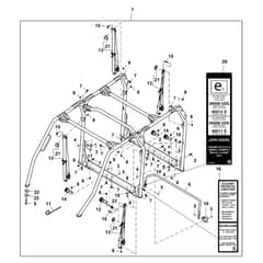 John Deere XUV855M - PC16089 - Occupant Protection - ST1002307