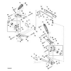 John Deere XUV855M - PC16089 - Rear Suspension - ST1002380