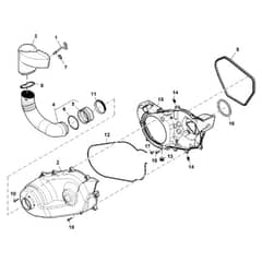 John Deere XUV855M - PC16089 - Clutch Housing - ST1003434
