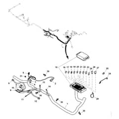 John Deere XUV855M - PC16089 - Chassis Wiring (2/3) - ST1004587