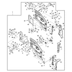 John Deere XUV855M - PC16089 - Half Door - ST1005309