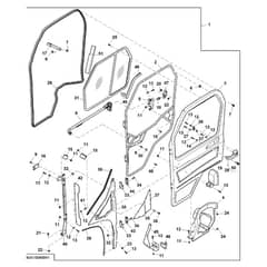 John Deere XUV855M - PC16089 - Door Kit - ST1024723