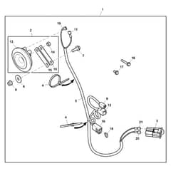John Deere XUV855M - PC16089 - Horn Kit - ST809763