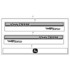 John Deere XUV855M - PC16089 - Labels Kit - ST927152