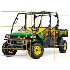 John Deere XUV855M S4 040001 Gator - Quick Reference Guide