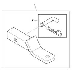 John Deere XUV865E - PC13097 - Drawbar Kit - ST850390