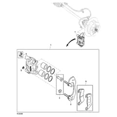 John Deere XUV865E - PC13097 - Disk Brake - ST873468