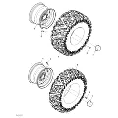 John Deere XUV865E - PC13097 - Wheels - ST909045