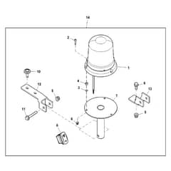 John Deere XUV865E - PC13097 - Beacon Light - ST924186