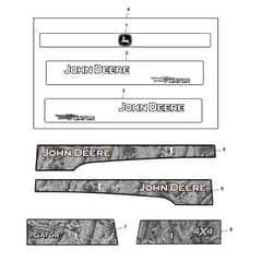 John Deere XUV865E - PC13097 - Labels Kit - ST927022