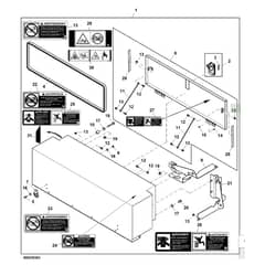 John Deere XUV865E - PC13097 - Side Opening ( - 060000) - ST927023