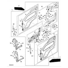 John Deere XUV865E - PC13097 - Door Kit - ST976554