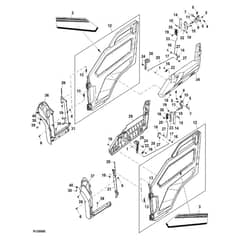 John Deere XUV865E - PC13097 - Half Doors - ST983247