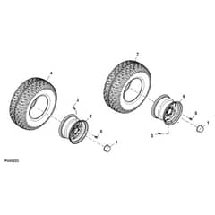John Deere XUV865E - PC16095 - Wheels - ST1003181