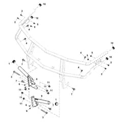 John Deere XUV865E - PC16095 - Front Brush - ST1004203