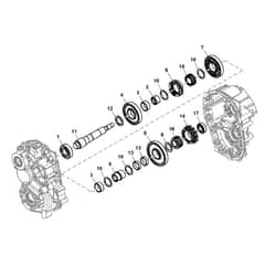 John Deere XUV865E - PC16095 - Reduction Shaft - ST1073886