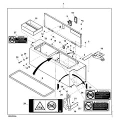 John Deere XUV865E - PC16095 - Top Opening ( - 060000) - ST927024