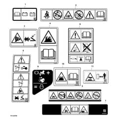 John Deere XUV865M - PC13098 - Labels - ST898356