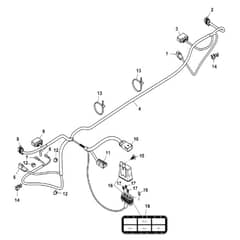 John Deere XUV865M - PC13098 - Wiring Harness - ST900150
