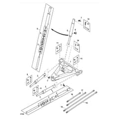 John Deere XUV865M - PC13098 - Frame - ST918917