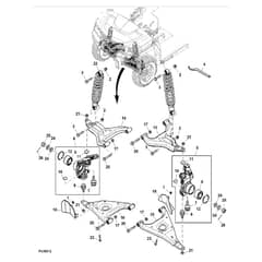 John Deere XUV865M - PC13098 - Front Suspension (030001 - ) - ST966999