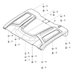 John Deere XUV865M - PC16092 - Roof - ST1002932