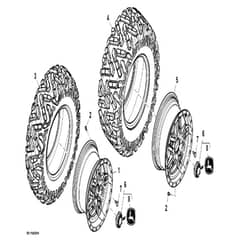 John Deere XUV865M - PC16092 - Wheels - ST1003121