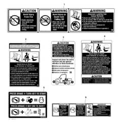 John Deere XUV865M - PC16092 - Labels - ST1003674