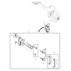 John Deere XUV865M - PC16092 - Disk Brake - ST1004402