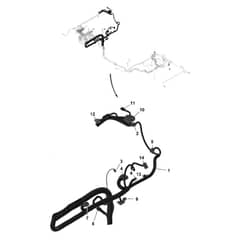 John Deere XUV865M - PC16092 - Chassis Wiring (3/5) (060001 - ) - ST1060702
