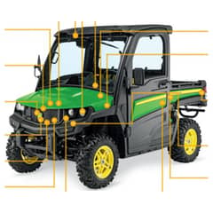 John Deere XUV865M S.N. -040000 Gator - Quick Reference Guide