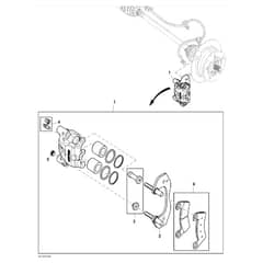 John Deere XUV865R - PC13099 - Disk Brake - ST873468