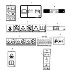 John Deere XUV865R - PC13099 - Labels - ST909261