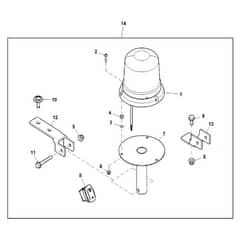 John Deere XUV865R - PC13099 - Beacon Light - ST924186