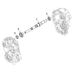 John Deere XUV865R - PC16097 - Input Shaft - ST1002381