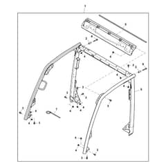 John Deere XUV865R - PC16097 - Rollover Protective - ST1002624