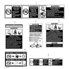 John Deere XUV865R - PC16097 - Labels - ST1003674