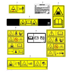 John Deere XUV865R - PC16097 - Labels - ST1004152