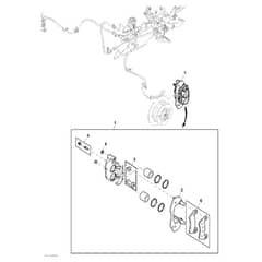 John Deere XUV865R - PC16097 - Disk Brake - ST1004396