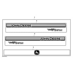 John Deere XUV865R - PC16097 - Labels Kit - ST927152
