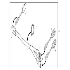 John Deere XUV865R - PC16097 - Wiring Harness - ST931652